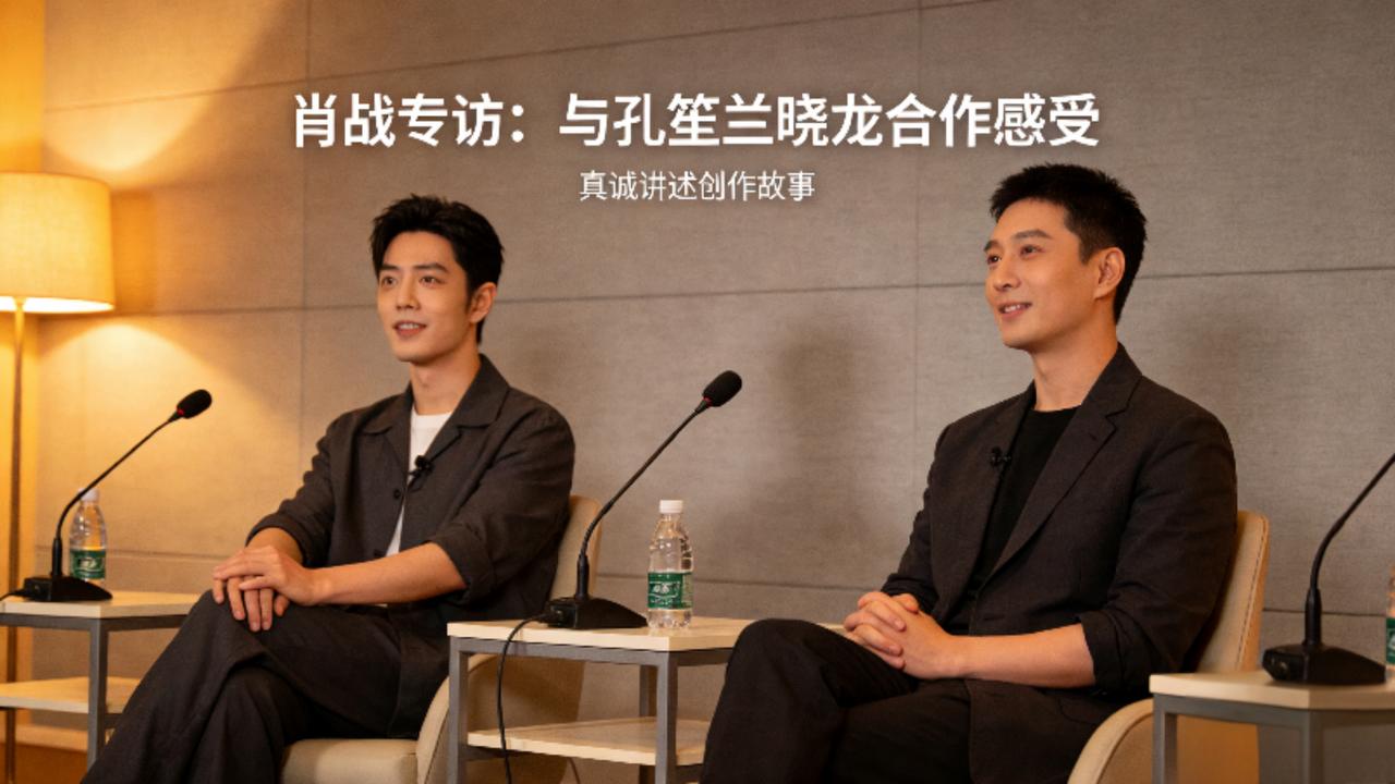 肖战自曝与孔笙兰晓龙合作失眠！《得闲谨制》破3亿，流量转型标杆藏不住202