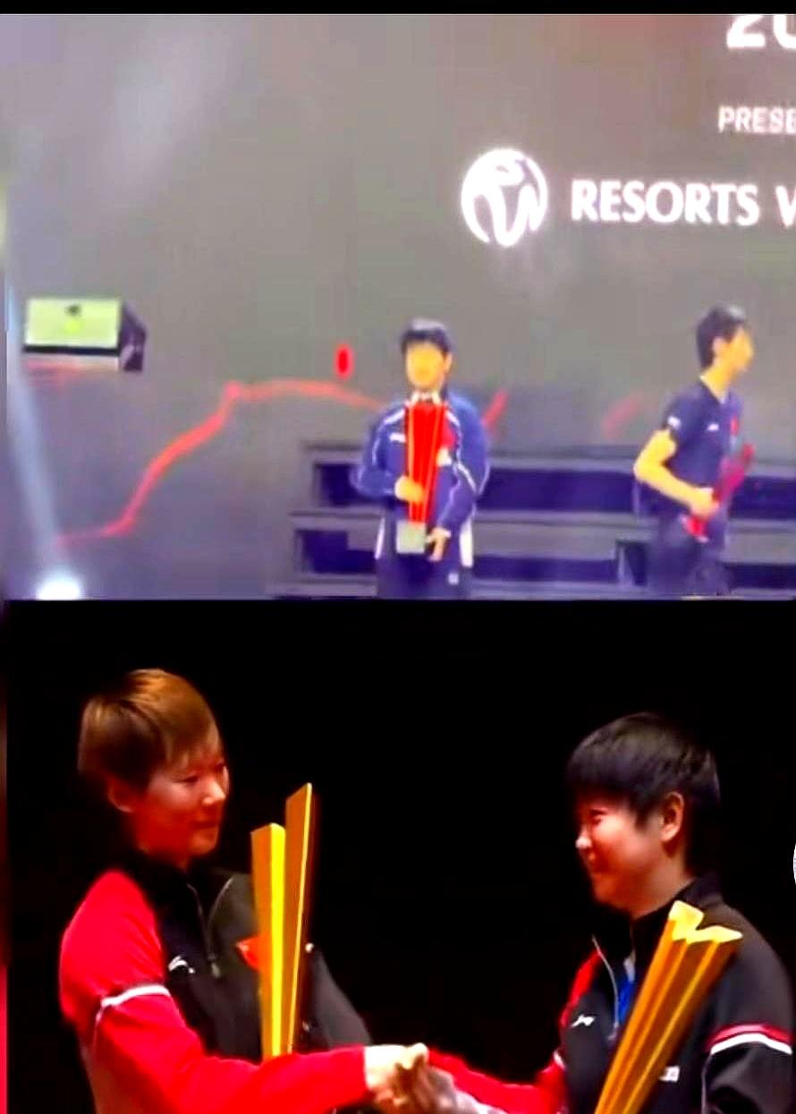 王曼昱攥紧亚军奖盘红着眼眶，居然被网友喷输不起？孙颖莎4-2卫冕新加坡大满贯