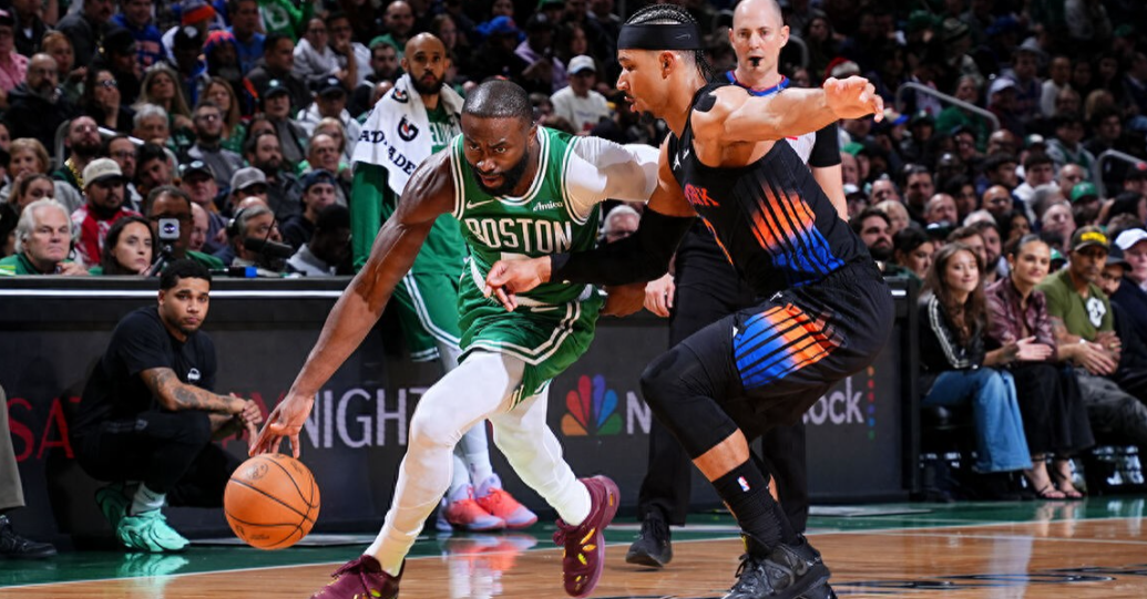 NBA常规赛再战一场，凯尔特人主场123-117力克尼克斯迎来两连胜。此役布朗得