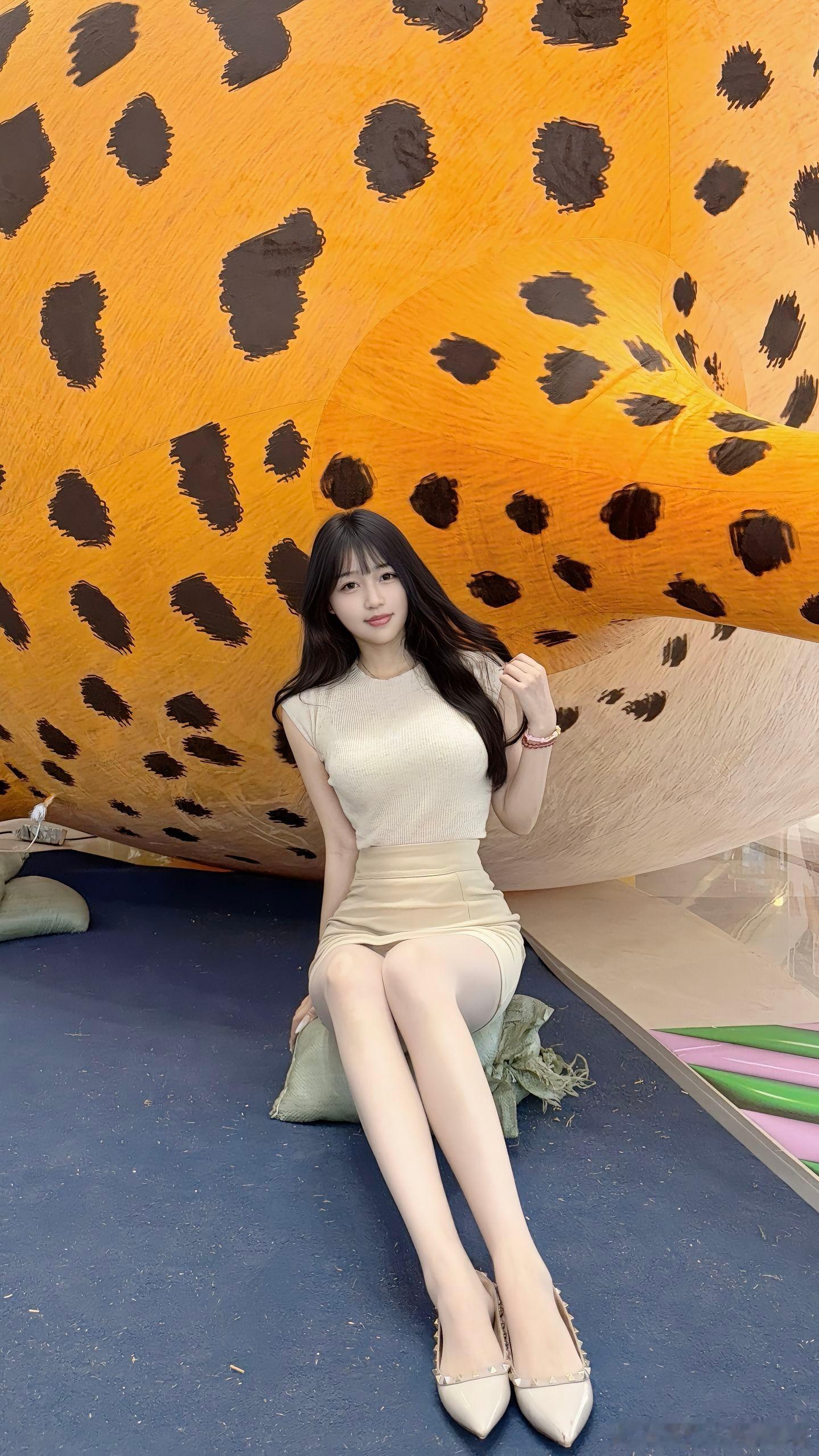 丝袜搭配平底鞋，斩男又斩女～​​​