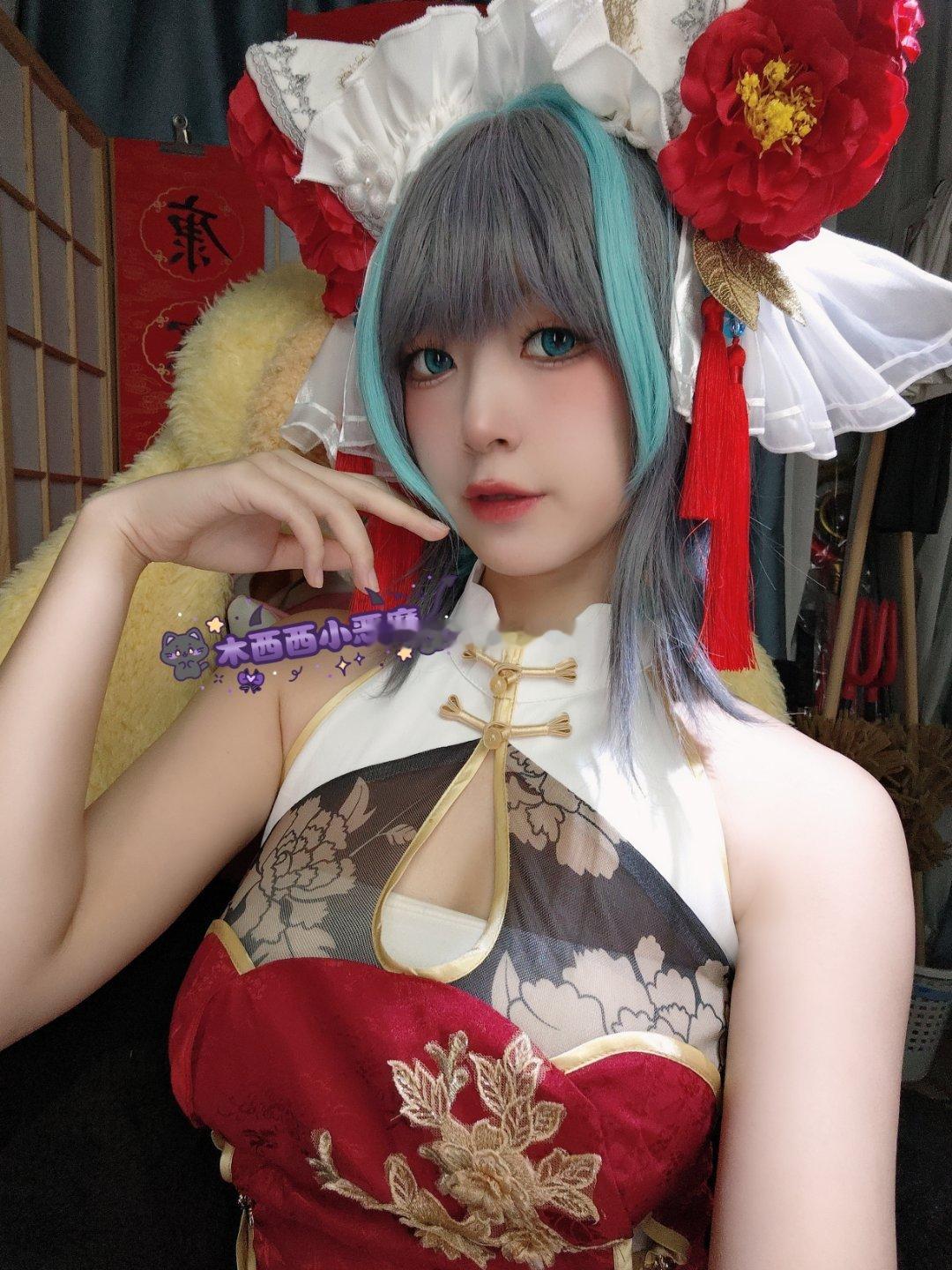 cosplay碧蓝航线柴郡cos新春快乐～柴郡祝你新的一年四