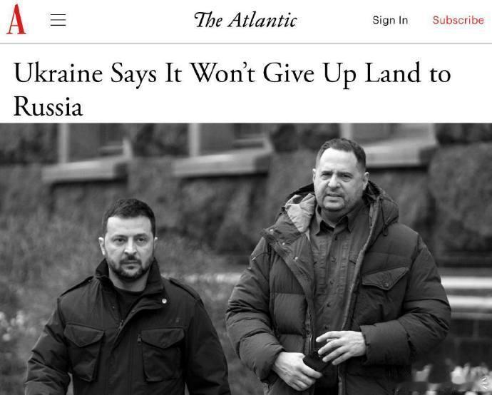 据媒体报道，泽连斯基没签特朗普的“感恩节和平方案”：基辅不会割地最后期限昨天