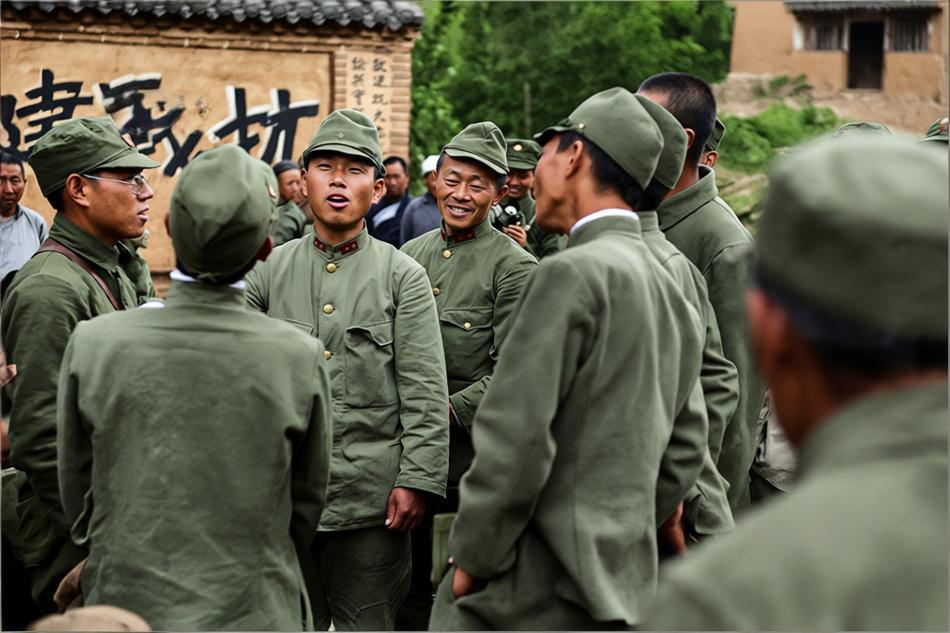 1939年6月，山西五台附近八路军120师359旅驻地，由八路军随军摄影记者拍摄