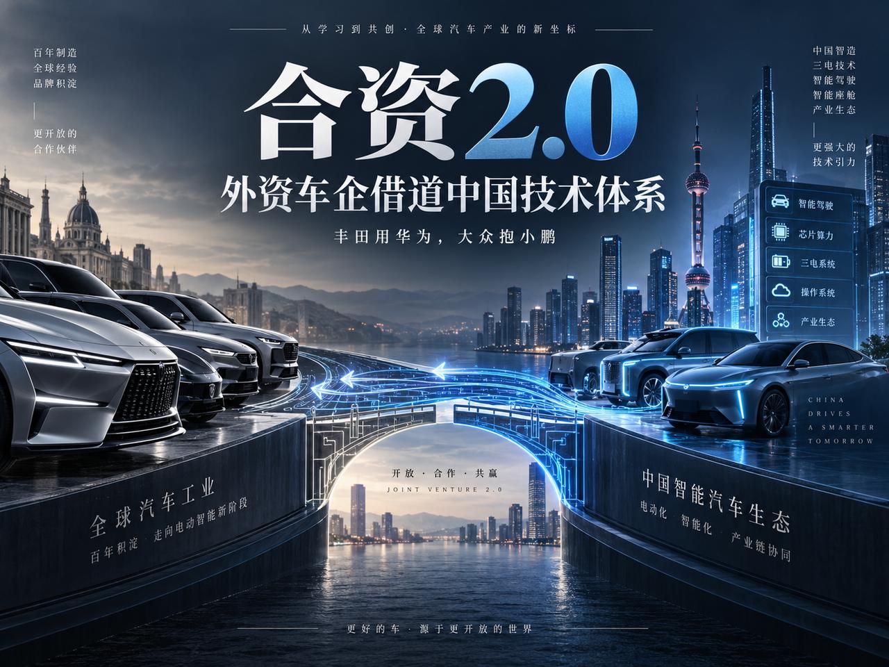 事实正在证明：外资车企想在电动化、智能化时代翻身，最终还是绕不开合资。区别是，过