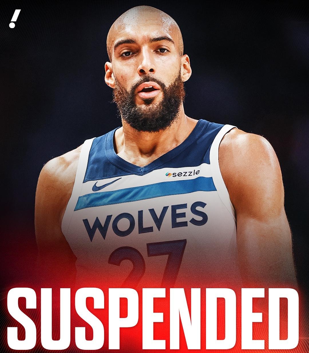 戈贝尔2025-26赛季常规赛累计6个恶意犯规积分（一级1分、二级2分），触发自