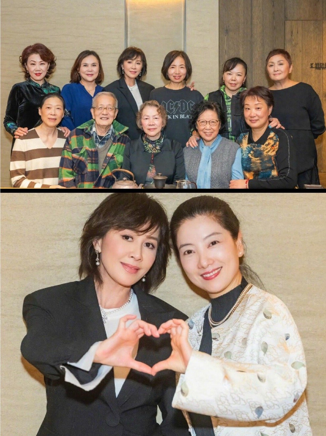 刘嘉玲参加同学聚会，保养得比同学年轻​​​