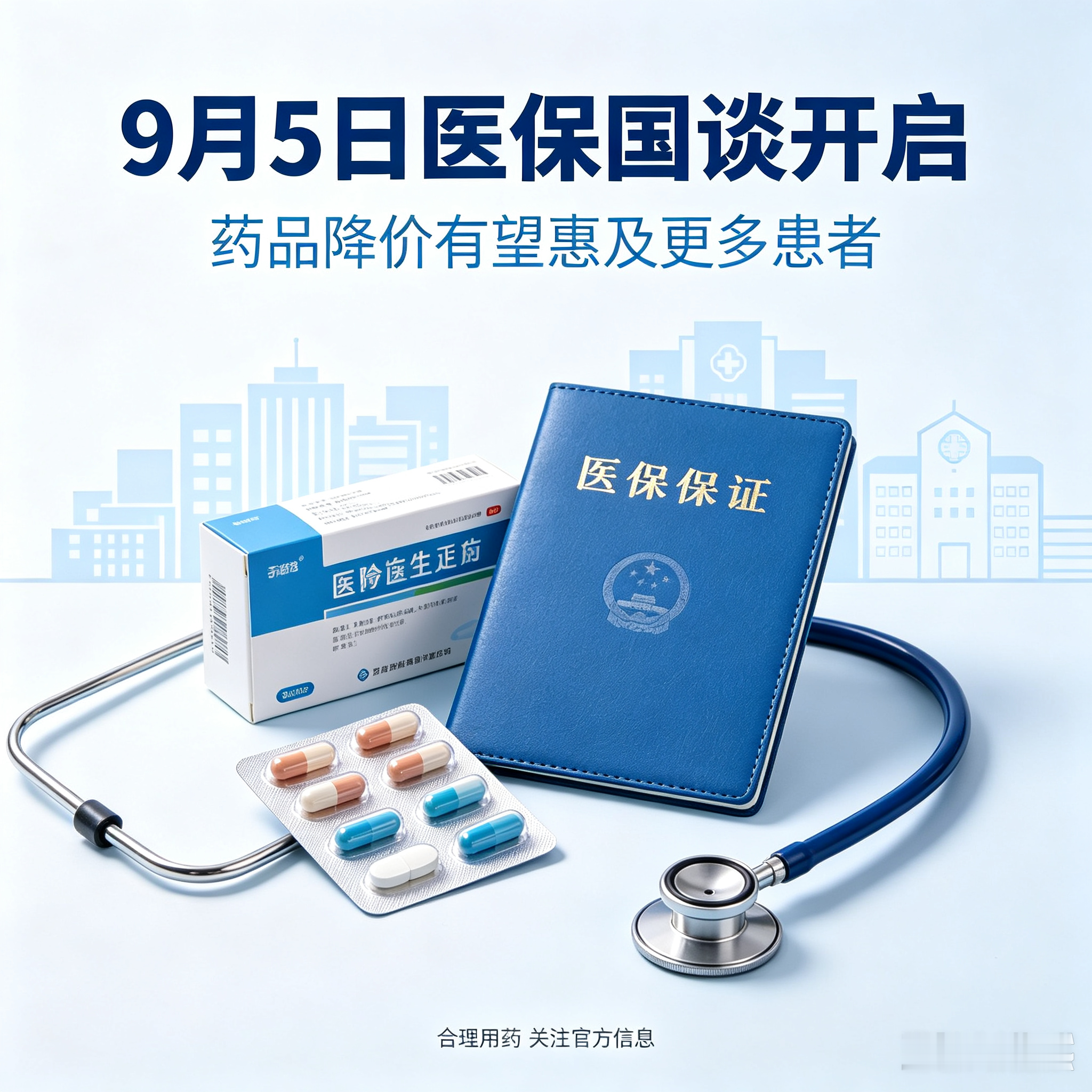  9月5日医保国谈开启！不少药品有望迎来降价2026医保国谈将于9月5日正式举行，这件事和普通老百姓