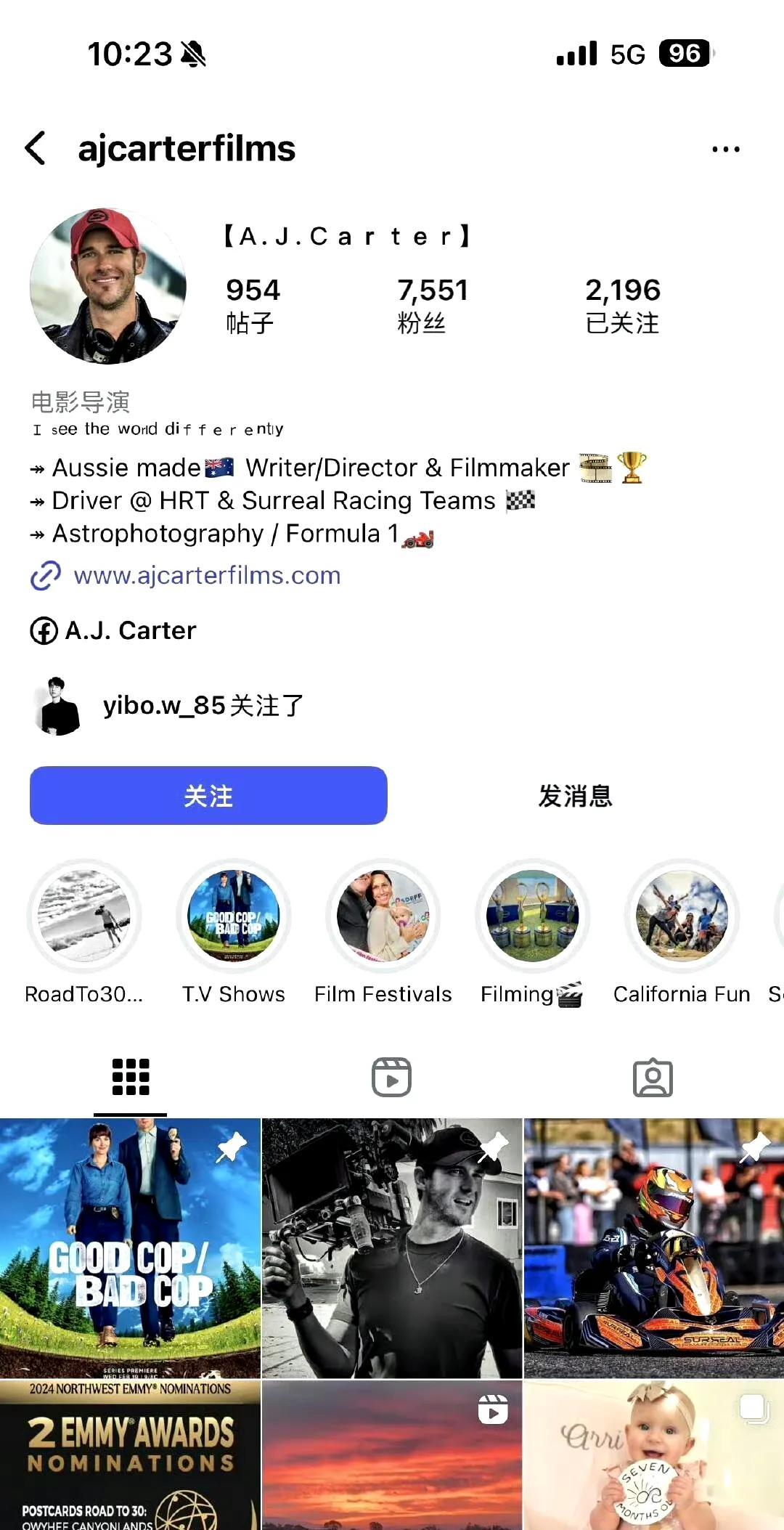 救命！王一博人脉圈又开挂了！#王一博iG新增互关#竟拿下电影大导和超火户外博主