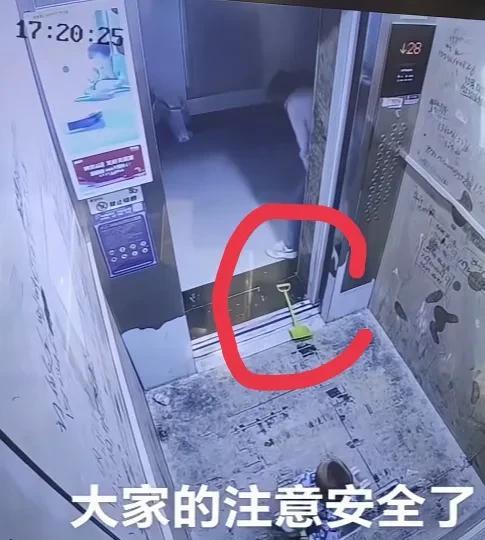 有一次我上7楼，在下面按了就是不动，我以为是电梯坏了，就走楼梯上去，到了7楼结果