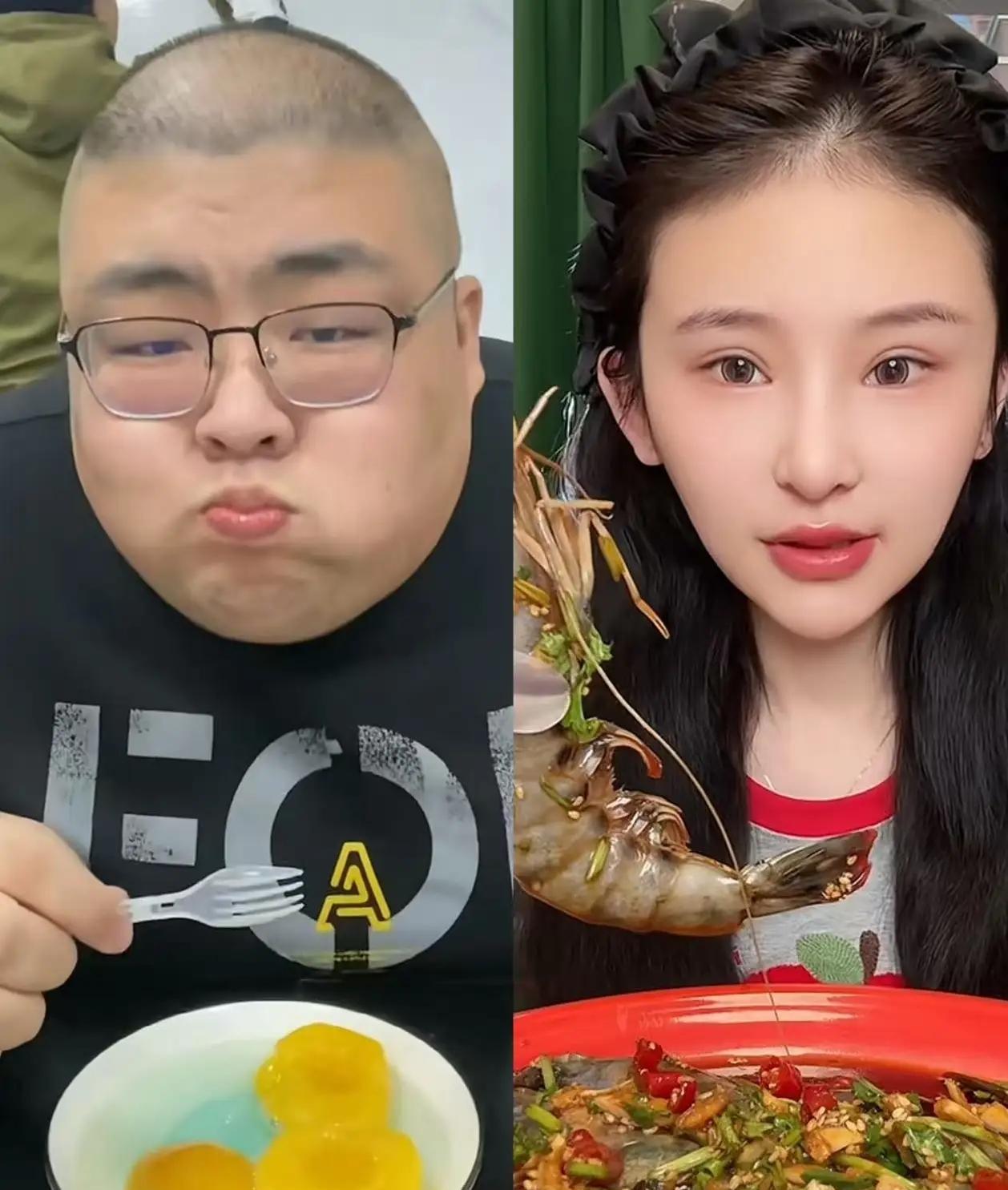 这个叫干饭莹莹的百万网红真的是为了挣钱不要命了，每天为了挣钱直播暴饮暴食，反复推