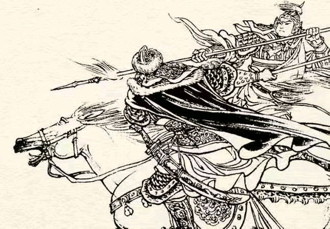 历史陆文龙与山狮陀各自撤回兵器，都不认识眼前被血水浇过一样的岳甫。心中纳闷：此