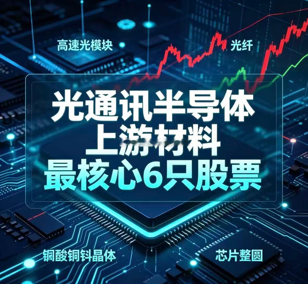 光通讯半导体上游材料最核心6只股票1. 云南锗业（002428）：磷化铟衬底绝对