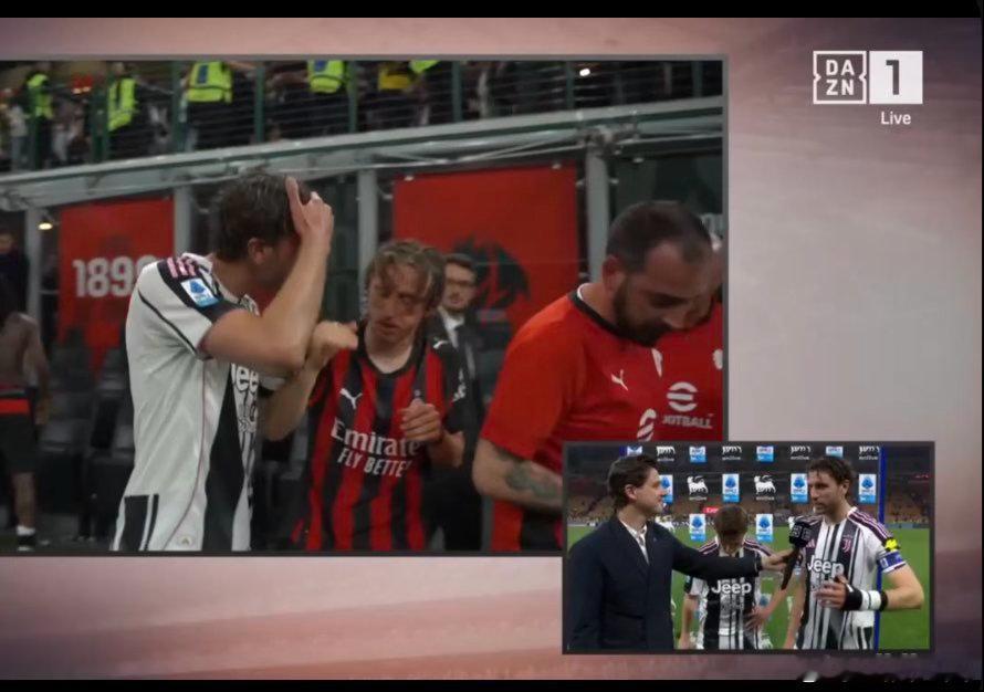 洛卡特利赛后接受采访：“莫德里奇对我说，‘小伙子，你的头真特么硬，把我撞懵逼了。