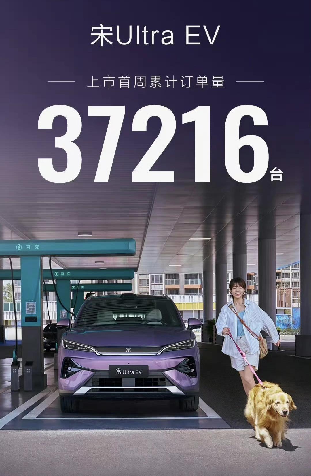 最近老有人造谣比亚迪宋UltraEV的销量很低！现在好了，比亚迪直接发布了宋U