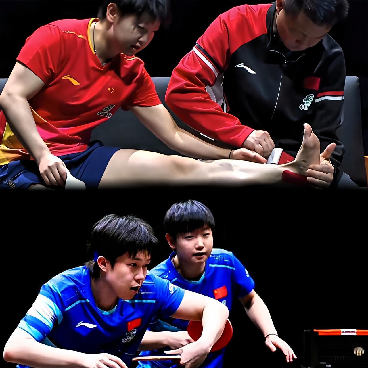 莎莎专门去问过了裁判，确认自己单打退赛不会连累混双，才做了退赛的决定！真