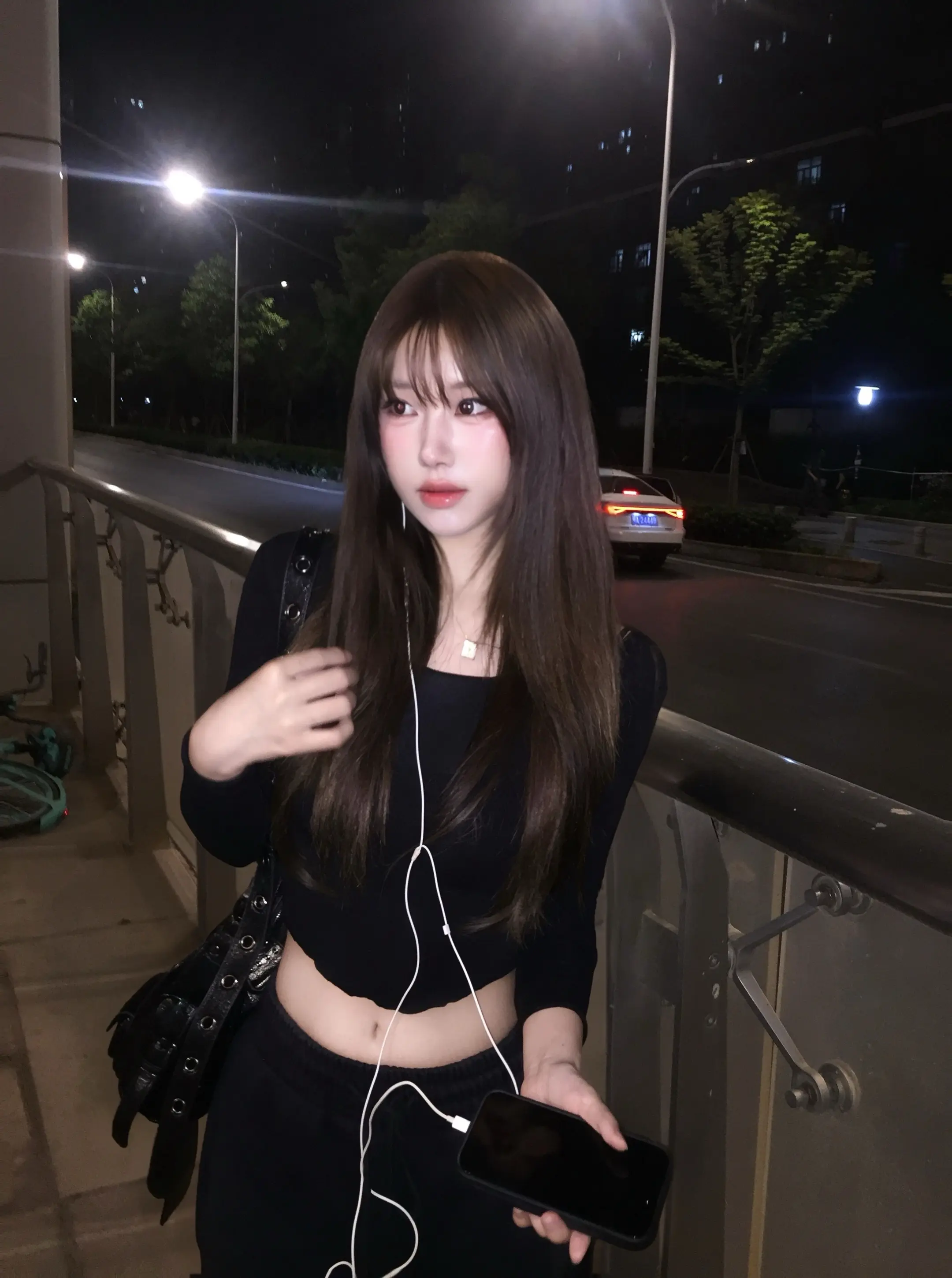 冷都女 韩系 低像素ootd
