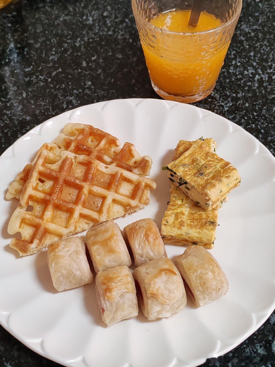 一个色调的早餐～天天晒早餐​​​