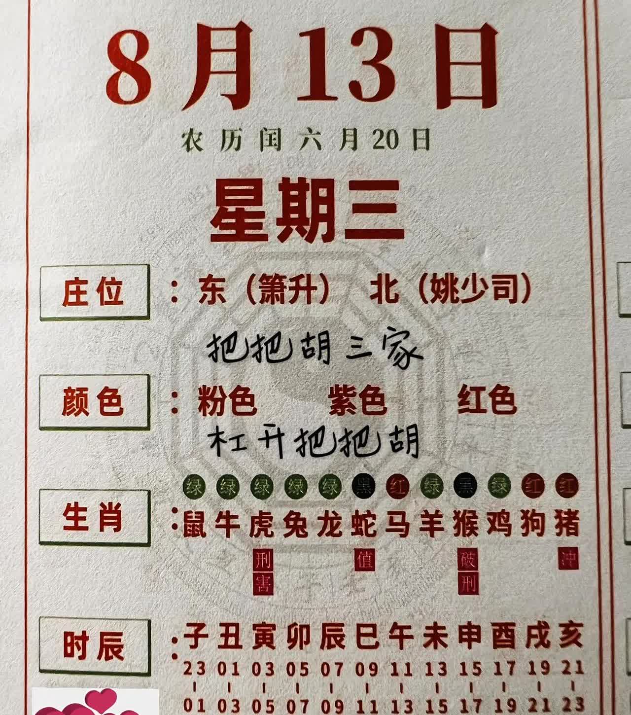 8月13日注意事项