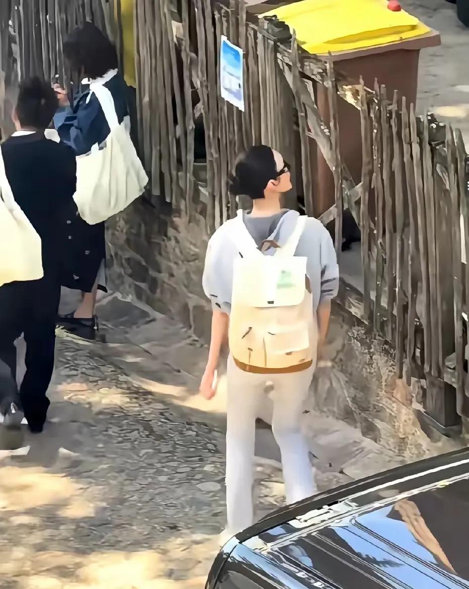 奚梦瑶离开法国的时候，穿的是那种紧身的灰色运动裤，不是多合适，大家多半觉得这是把