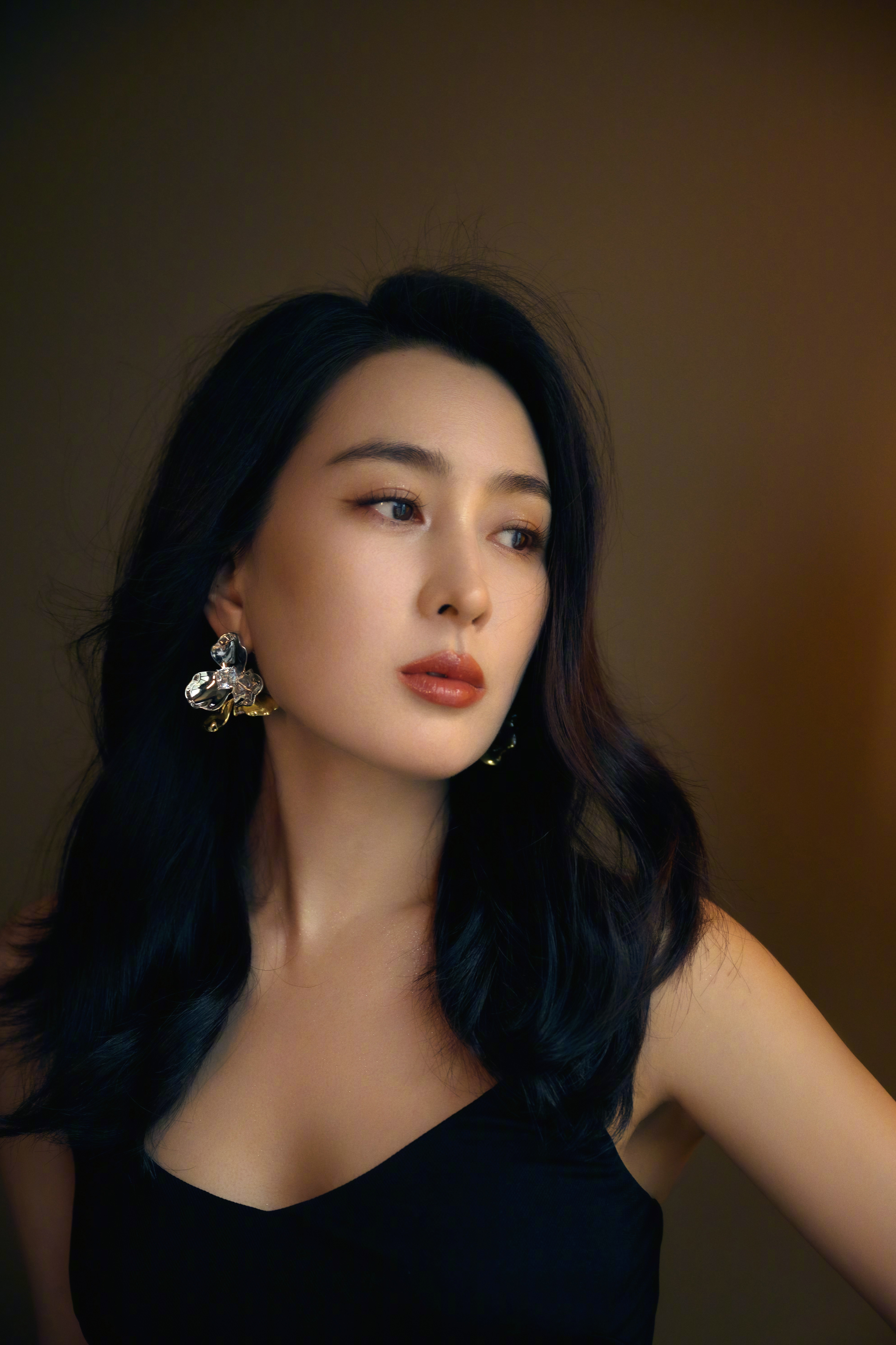 马苏，黑衣妆造，优雅柔美​​​