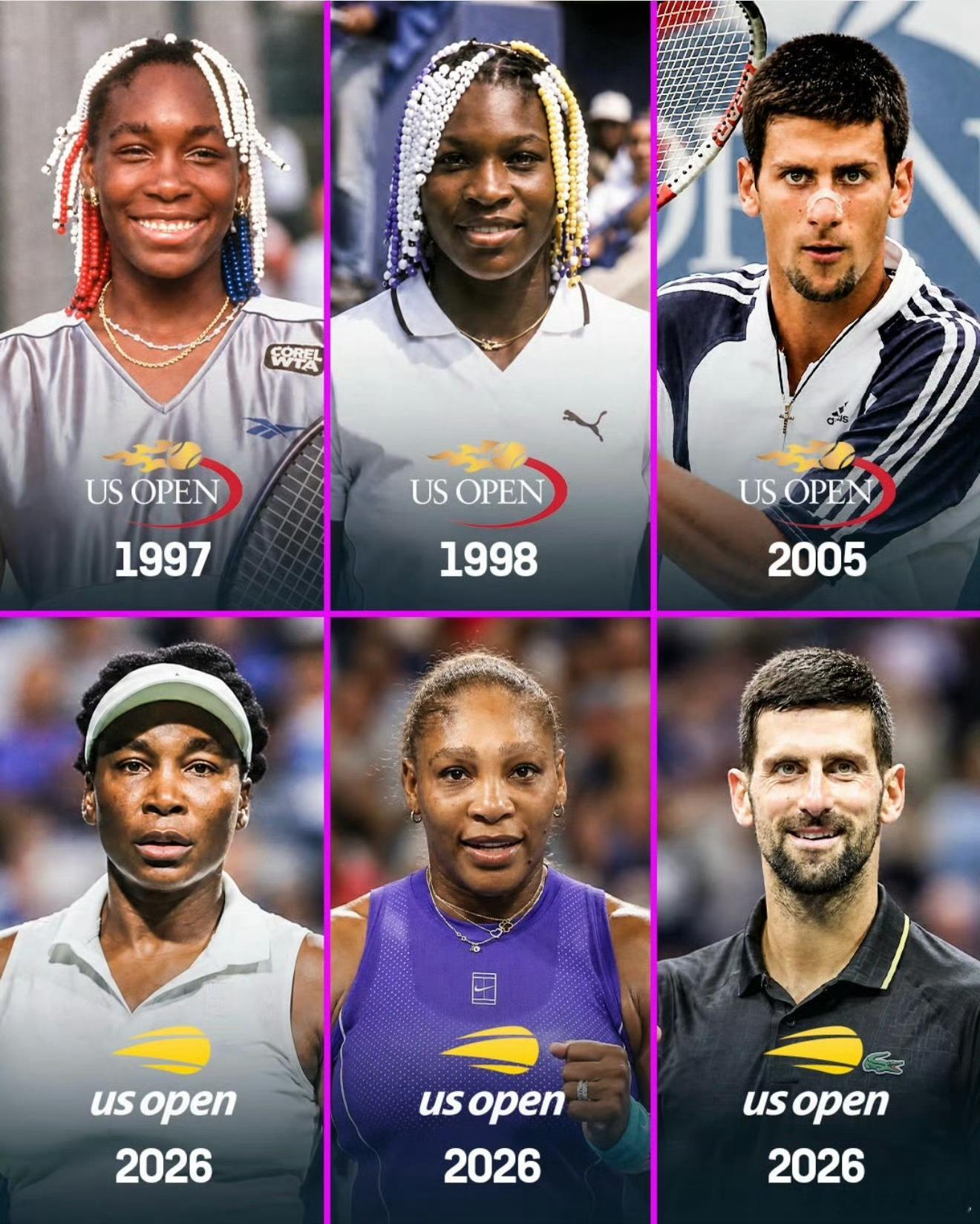 1997、1998、2005年的时候你们都多大？美网2026​​​