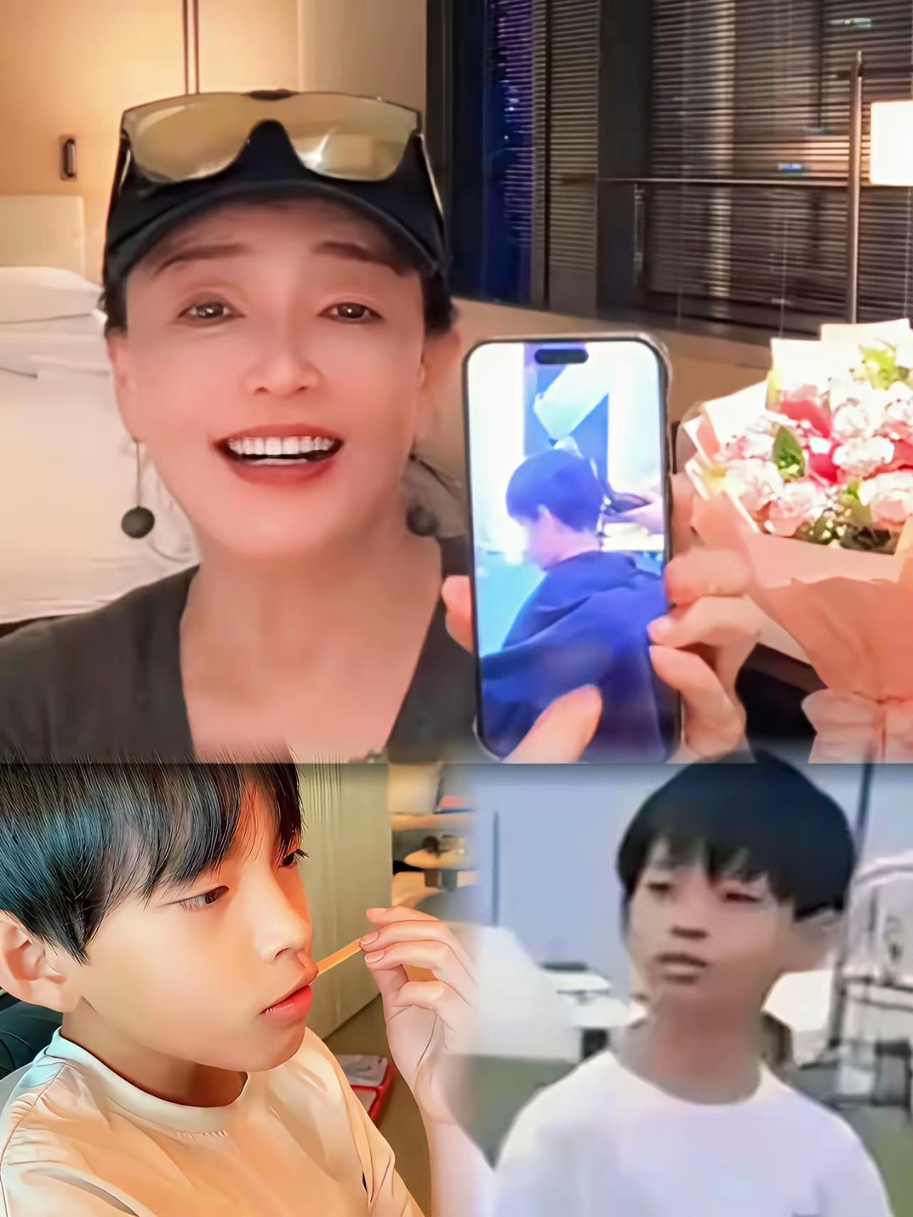 张兰想孙子小霖霖了。因为汪小菲已经向张兰下命令了没有自己允许不准晒孩子照片，所