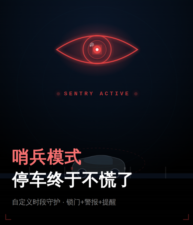特斯拉哨兵模式你真的会设置吗？以前每次把车停外面，尤其是晚上或者去陌生地方，总