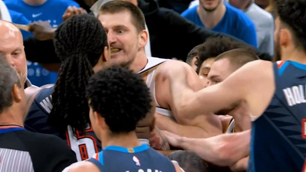 雷霆如能杀进总决赛，一定要感谢这两支球队！第一个，大耍心机的掘金，原先想要掉到