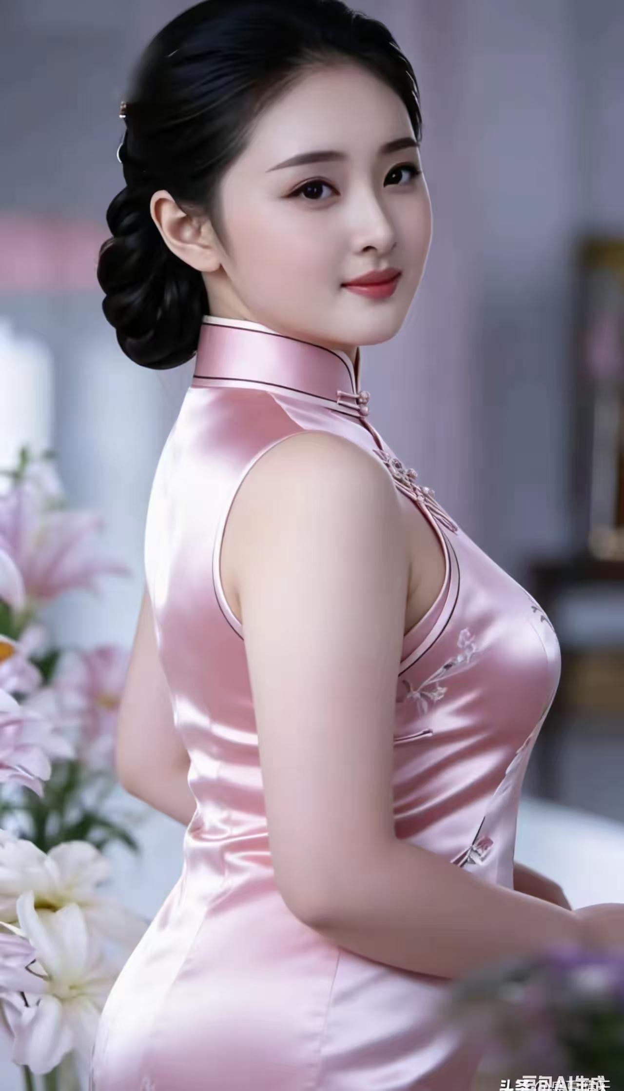 塞鸿秋·咏旗袍东方雅韵娇容俏，绮罗旗袍桥边绕。盘扣精巧心思妙，襟边柔转纤