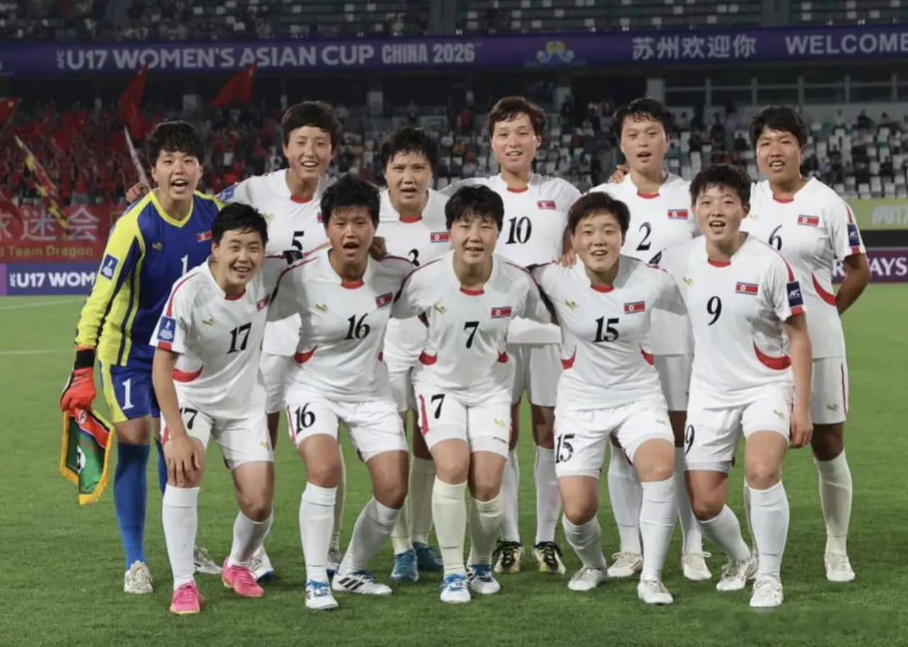 4-2击败中国女足！朝鲜U17被吐槽：跑不死肯定改年龄了以大打小5月14日晚