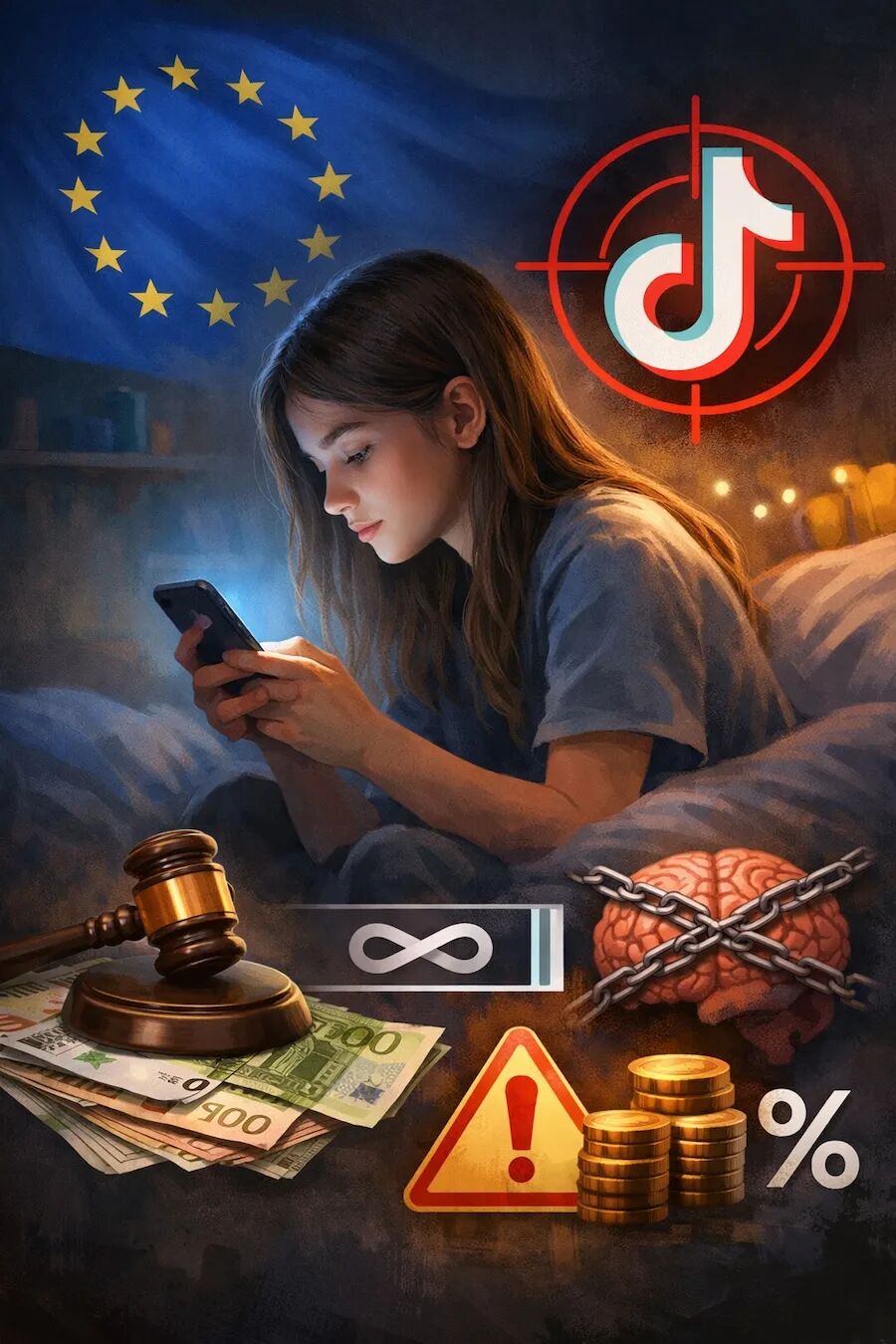 欧盟拟对TikTok开罚！成瘾设计整改引争议