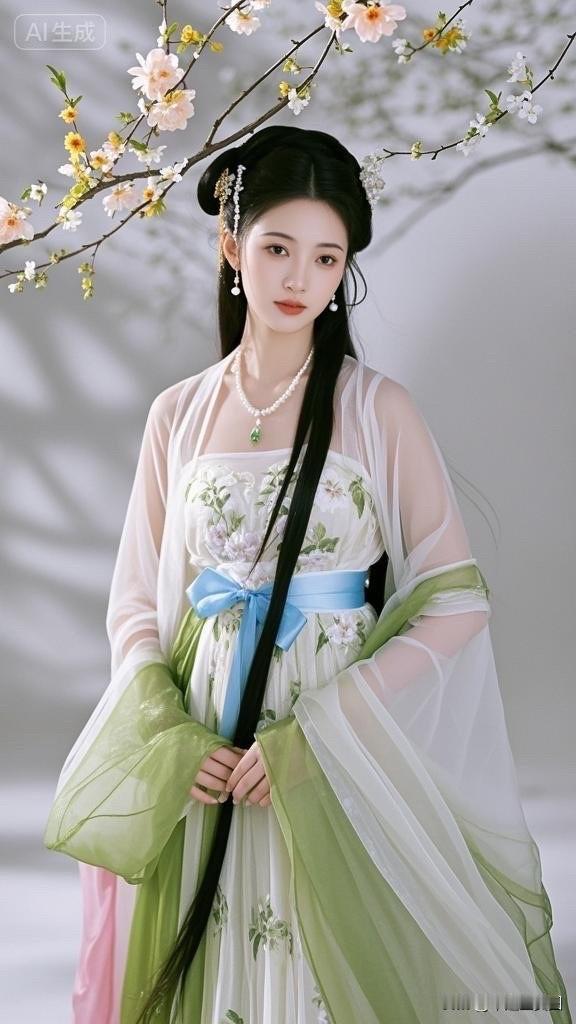 古风美人，花枝招展，韵味十足！🌸💃