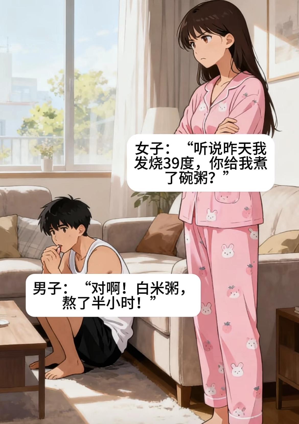 “情侣打闹真幸福😊”