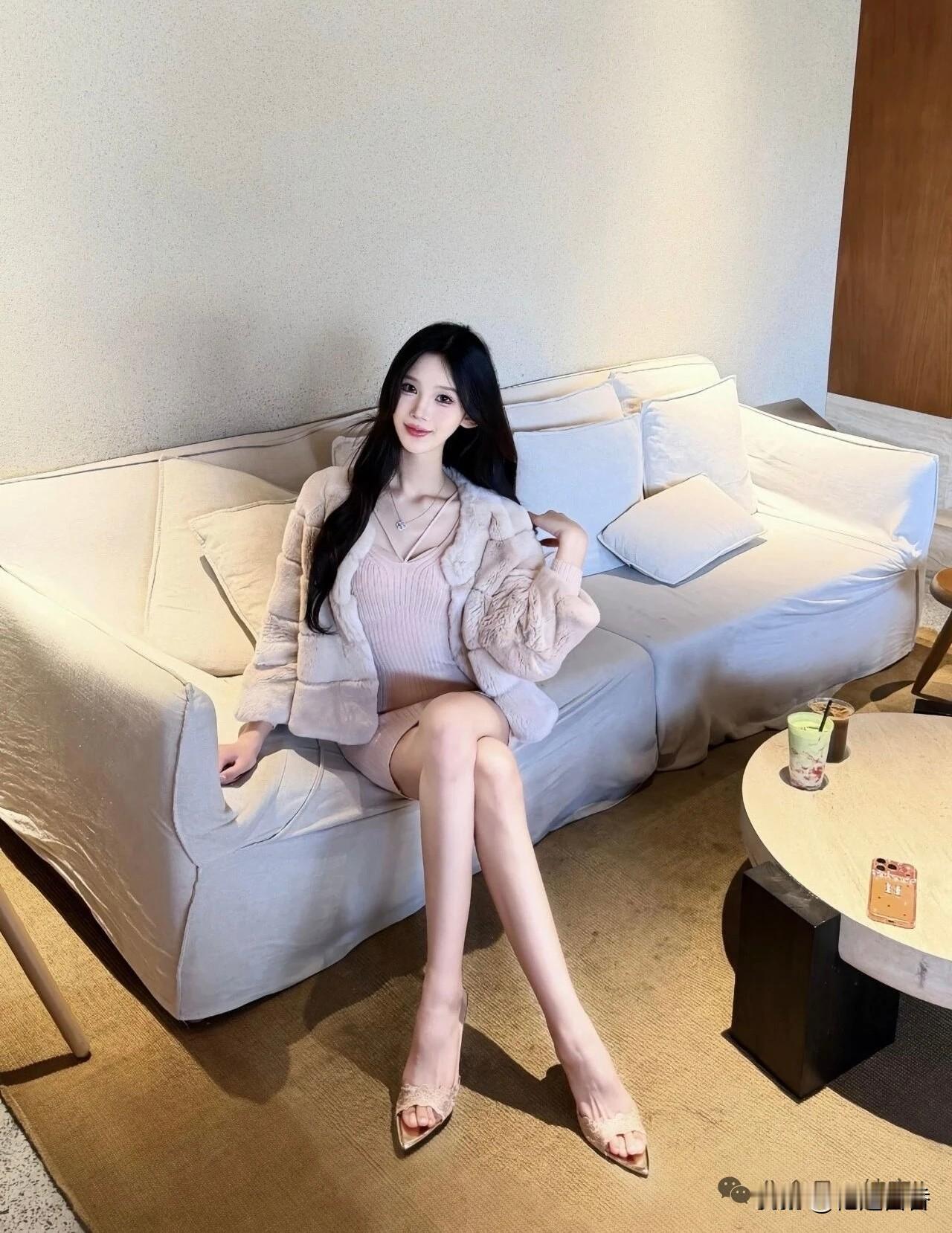 冬日暖阳下，温柔粉穿搭，咖啡香里的小确幸！如何搭配黑色和红色?