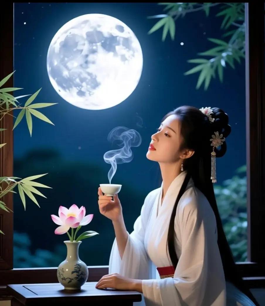 今晚阳台的小茶桌刚摆上，姑娘就抱着她攒了半个月的茶样跑过来，连平时不离手的平板都