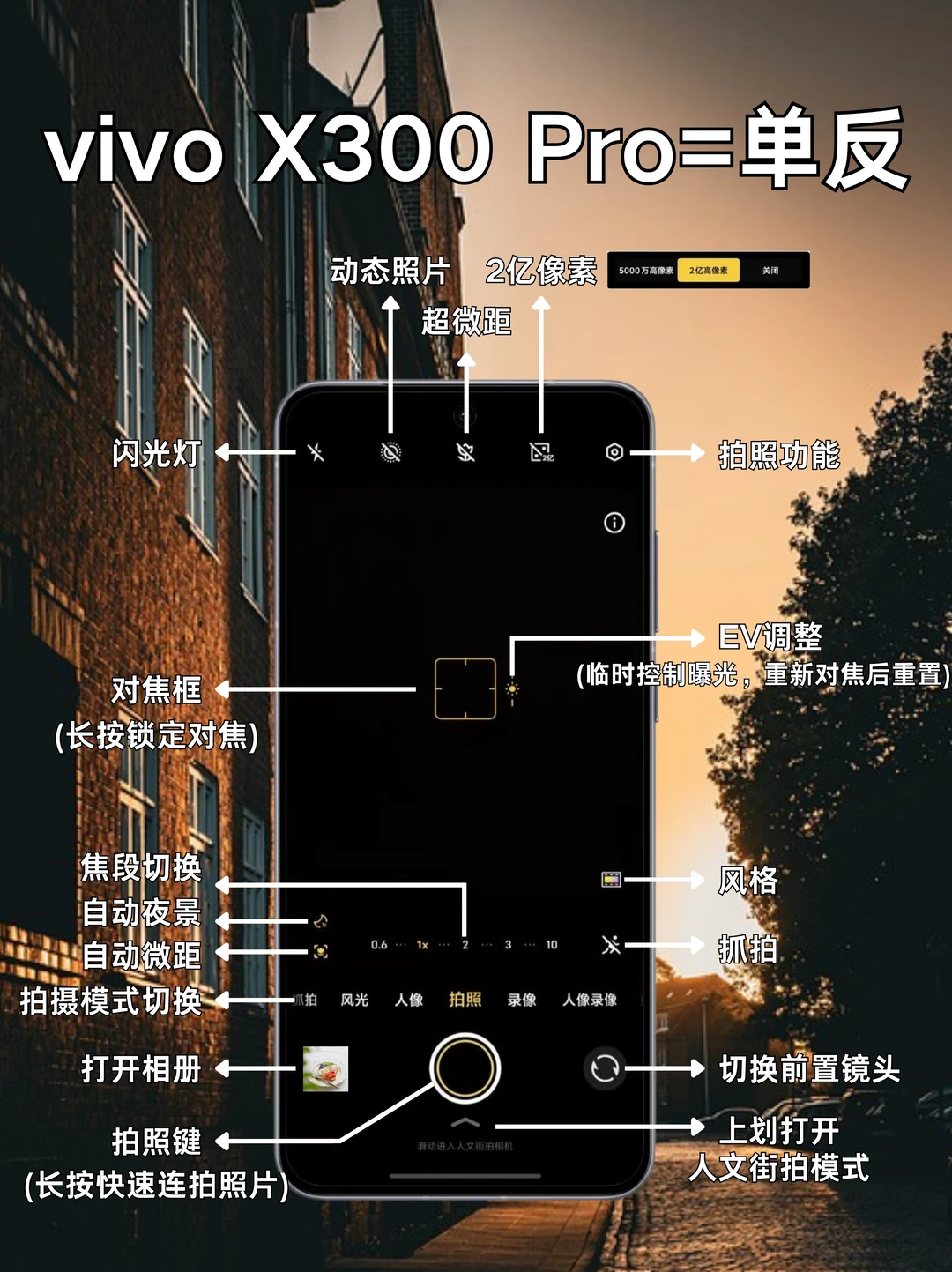 vivo X300pro堪比单反！专业模式拍照技巧