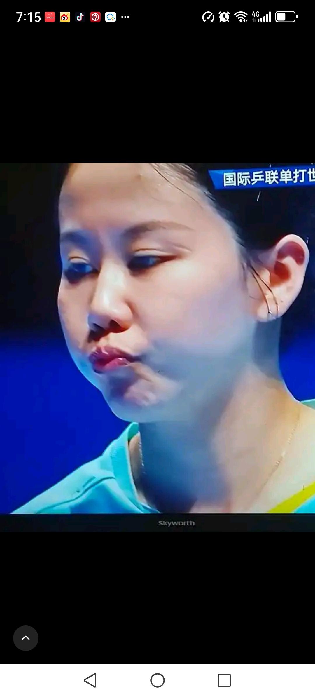 这是排名世界第三的陈幸同的表现吗？就在刚刚世界杯1/4决赛上。陈幸同1:4惨败排