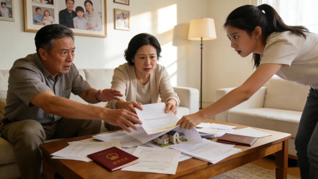简直寒心！重庆，一对夫妻和女儿一起凑钱买房，老两口主动把90%的份额登记在了女儿