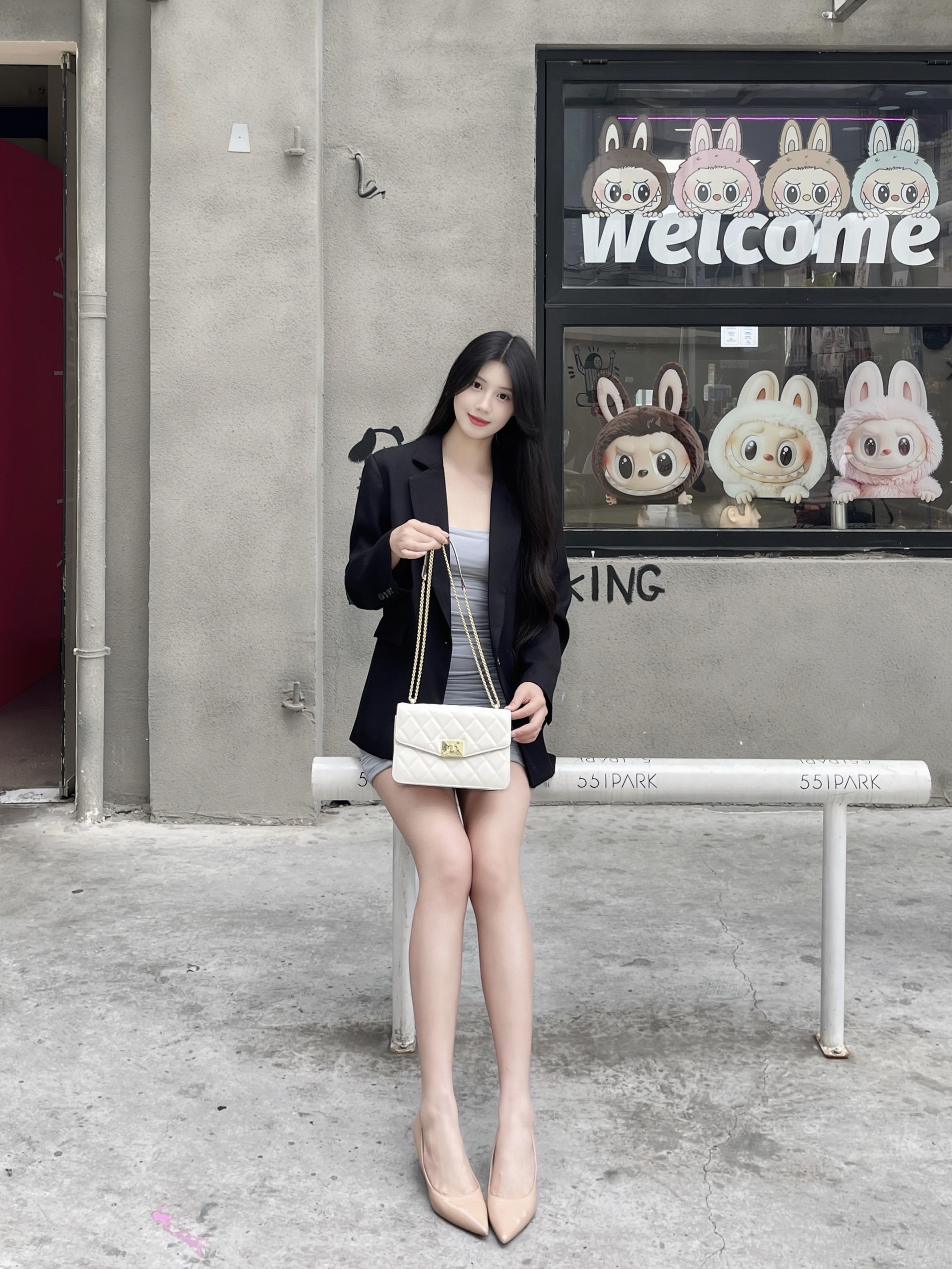 美女ootd穿搭 街头御姐风穿搭 ootd美女穿搭