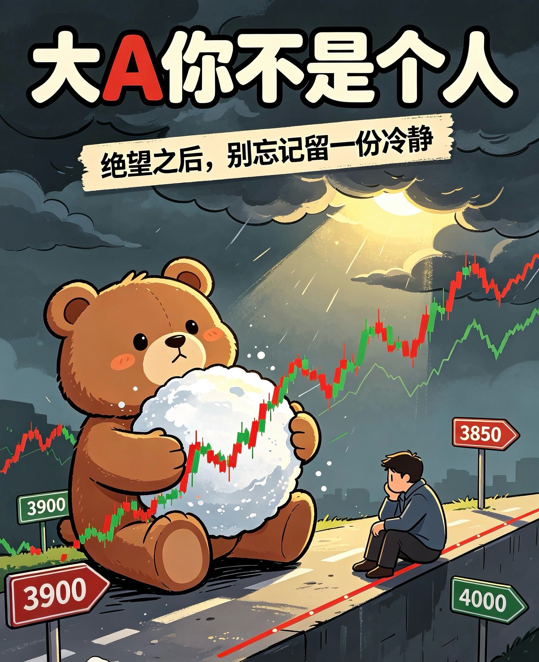★★【关于后市】★★行情总在绝望中诞生，保持冷静，保持专注，黑暗之后将迎来曙光！
