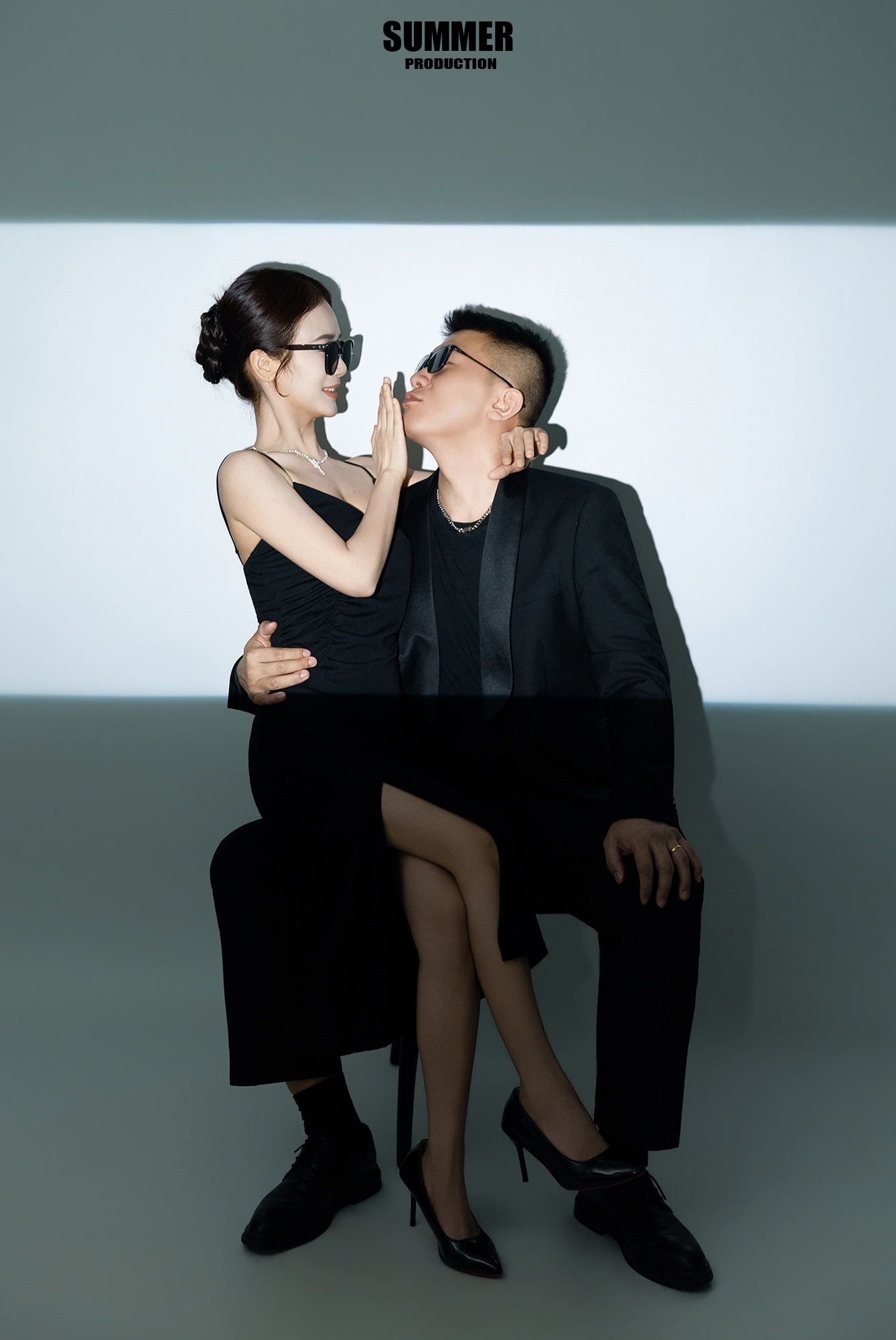 超炸街的黑色系亲子照🖤​亲子照客片📸亲子照一家三口​​​