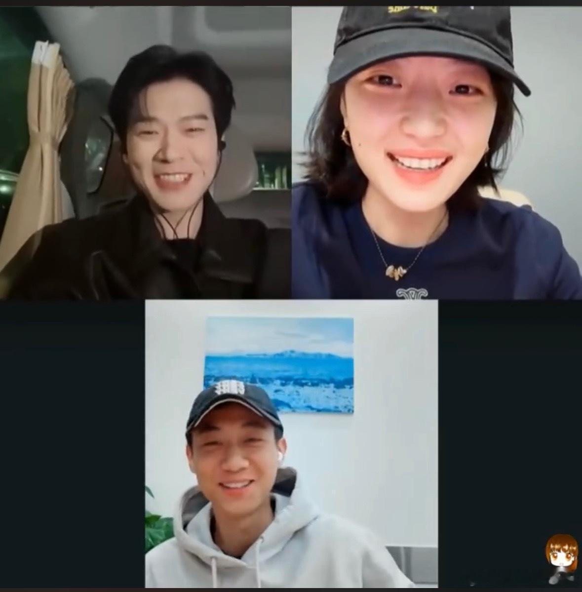 魏大勋孙千高至霆直播车上直播也太有氛围感了，大勋说空降太突然没酝酿情绪，主打一