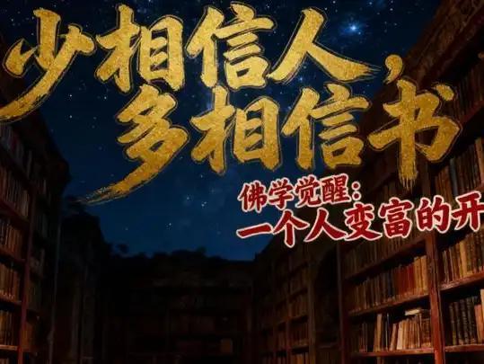 我发现赚钱的底层逻辑：少信人，多信书，是普通人的清醒生存法则