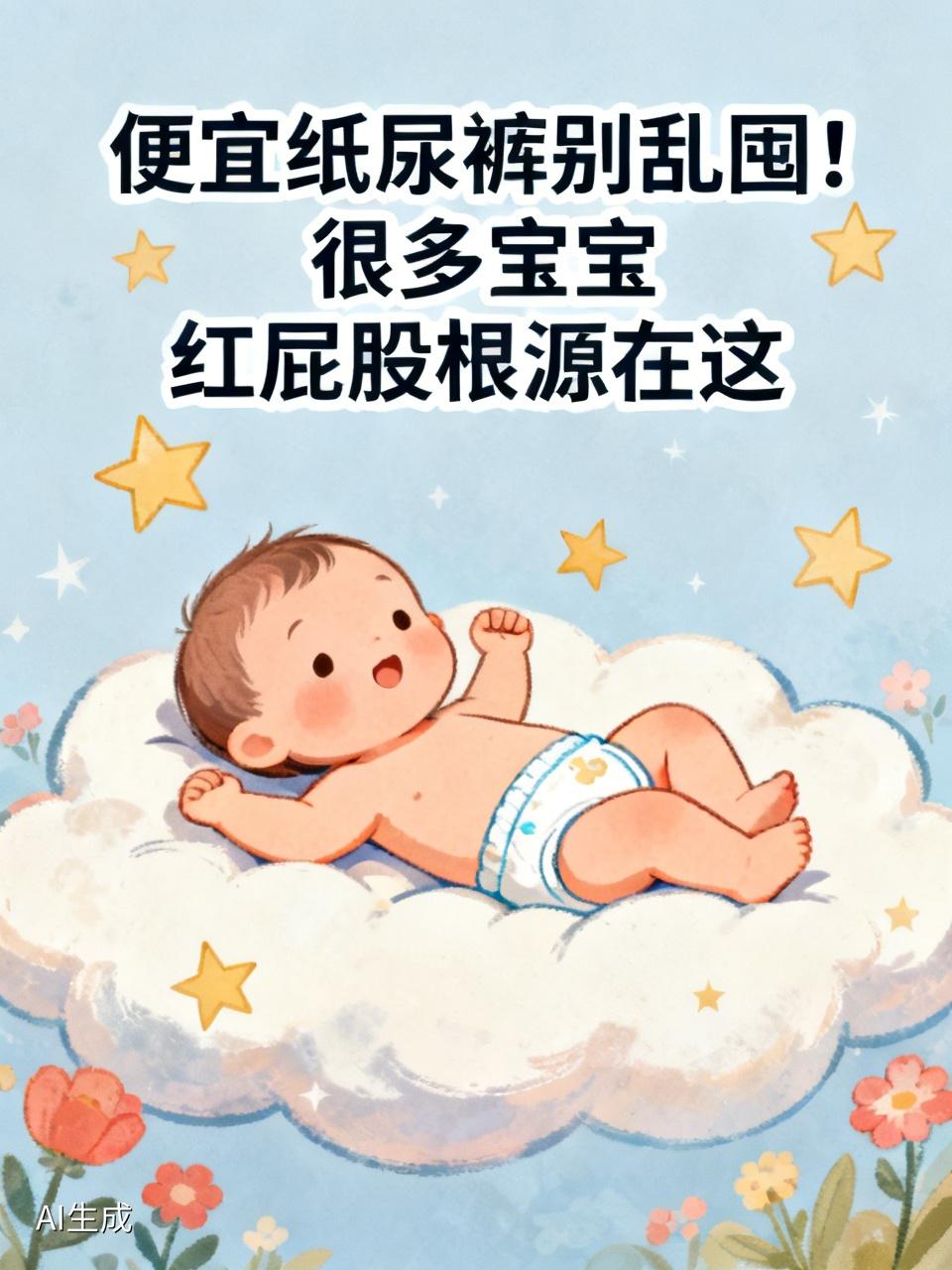 便宜纸尿裤别乱囤！很多宝宝红屁股根源在这家里有娃的宝妈注意，是不是总碰到这种