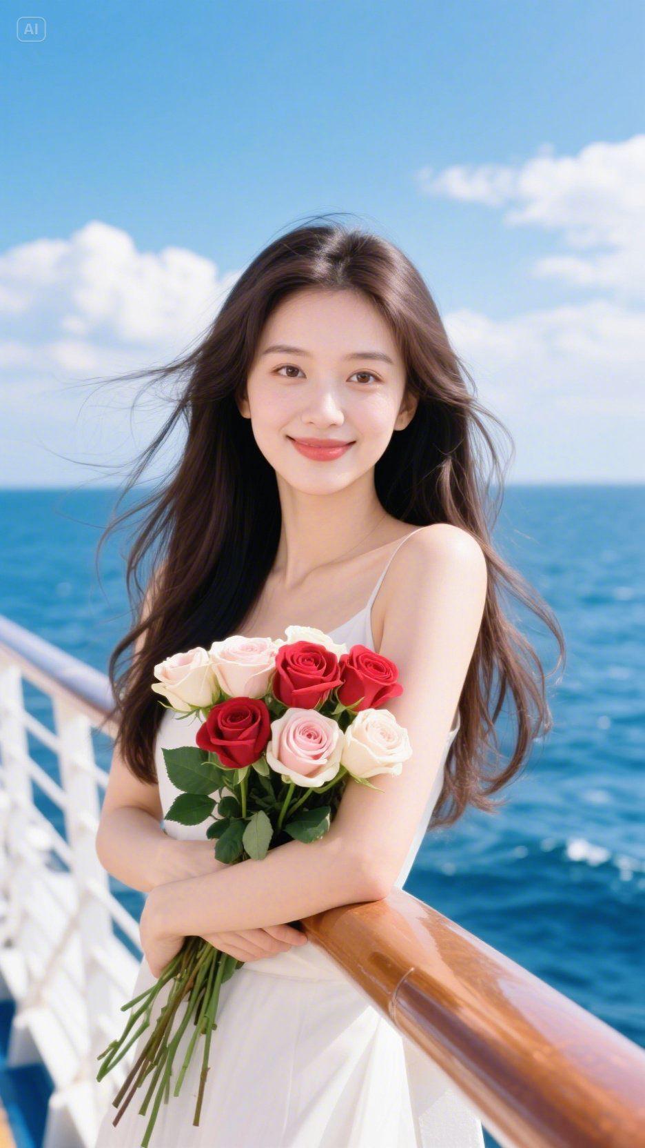 即梦AI 精美壁纸 甜美风 高颜值
