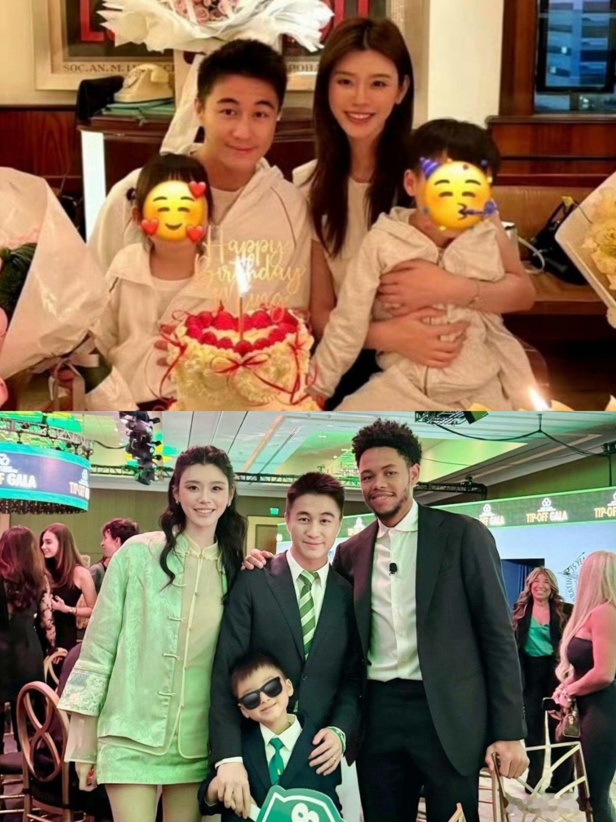 奚梦瑶5岁儿子好高有句话叫“爹矮矮一个，娘矮矮一窝”奚梦瑶这么高，儿子肯定不会矮