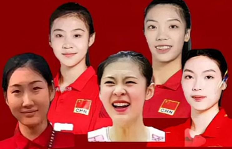 新一届中国女排五朵金花主攻李晨瑄，19岁身高187cm副攻王奥芊，18岁身