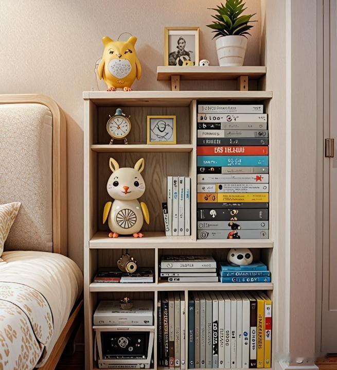 🔥床头柜已逐渐退出中国家庭！看看年轻人的做法，高级又实用！你家还在摆传统床头