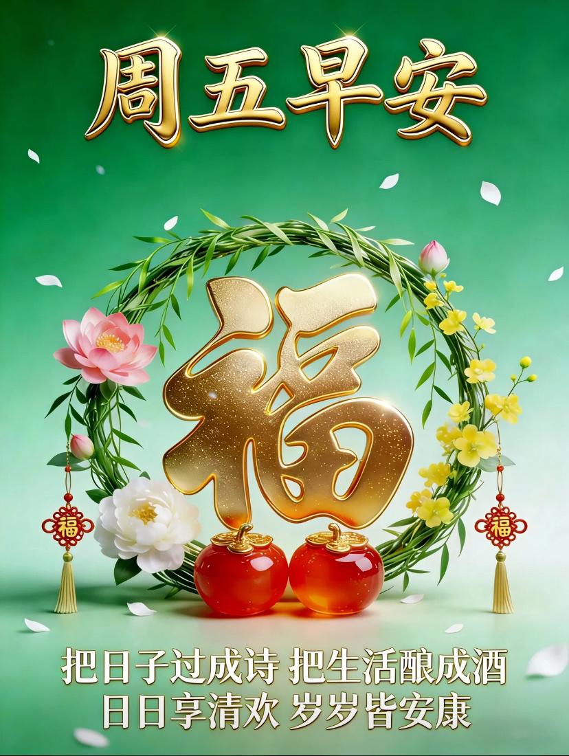 🌺☘️5./22.清晨送福.浅夏安然☘️🌺🌿浅夏一缕清风，晨光温柔拂面