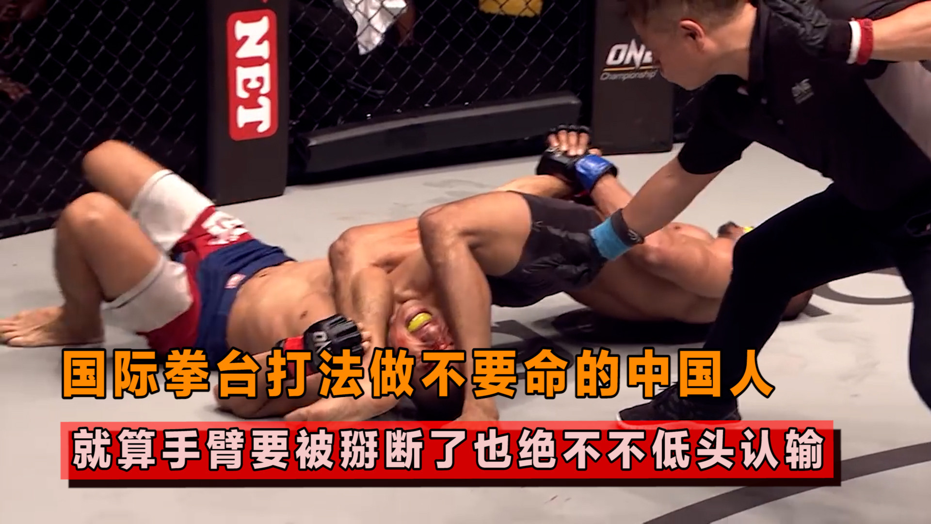 中国选手绝地反击：手臂险被掰断仍不认输